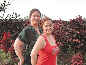 Napua Greig and Kahulu Maluo-Huber are the kumu hula.